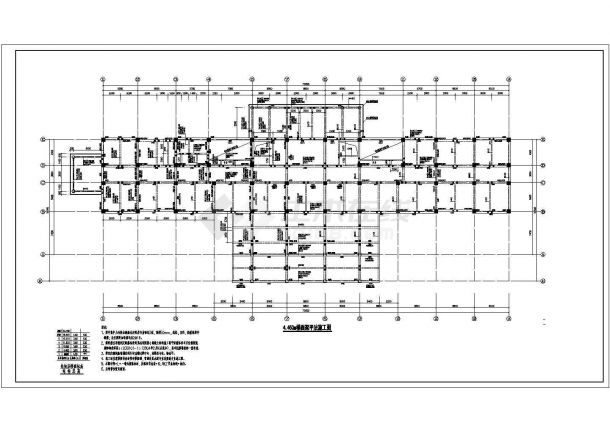 条形基础框架结构中医院门诊楼施工图（8度抗震）-图二