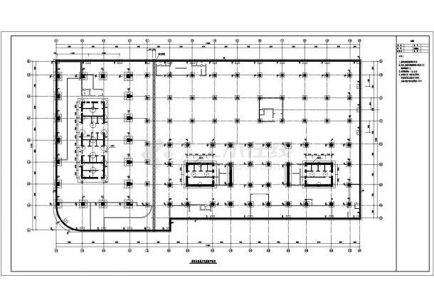 某三十一层框剪结构办公楼结构施工图纸-图二