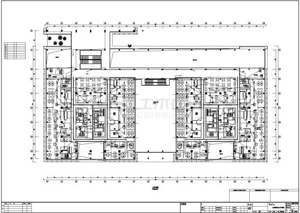 上海某85309㎡十七层管理服务中心写字楼电气图纸-图二