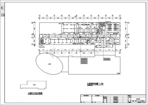 【黑龙江】七层实验楼电气设计施工图纸-图二