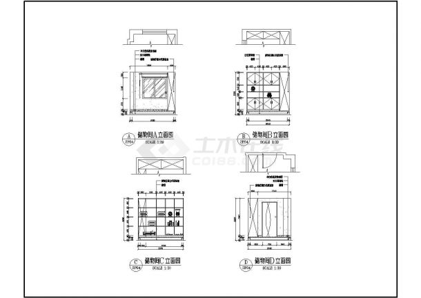  Hunan Shear Wall Structure Residential (Duplex) Interior Decoration Design Shop Drawing - Figure 1