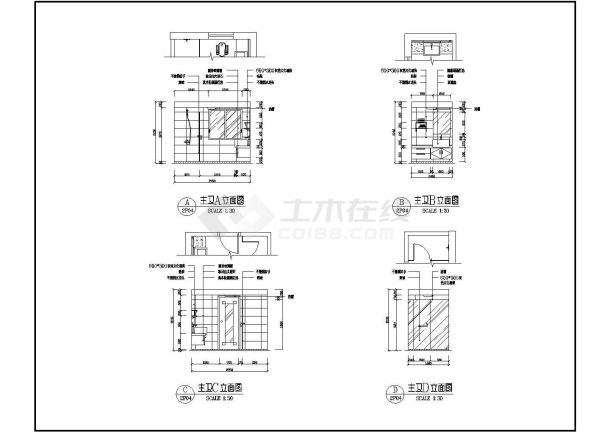  Hunan Shear Wall Structure Residential (Duplex) Interior Decoration Design Shop Drawing - Figure 2