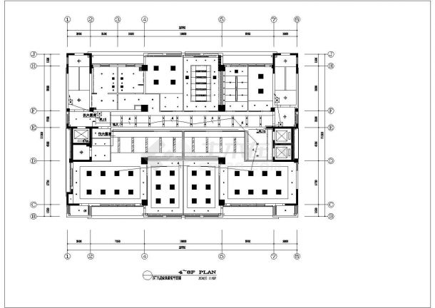 苏州某社区服务中心11层综合楼电气图纸-图二