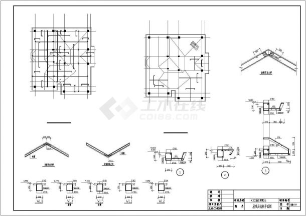 两层独立基础砌体结构别墅结构施工图（8度抗震）-图二