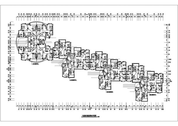 某小区七层住宅楼全套电气图纸-图二