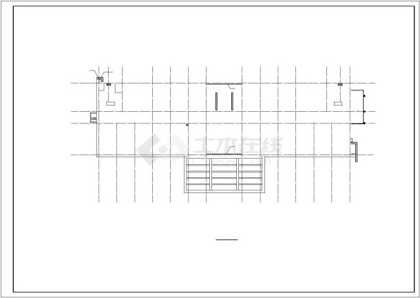两层条形基础砌体结构办公楼结构施工图（6度抗震）-图二