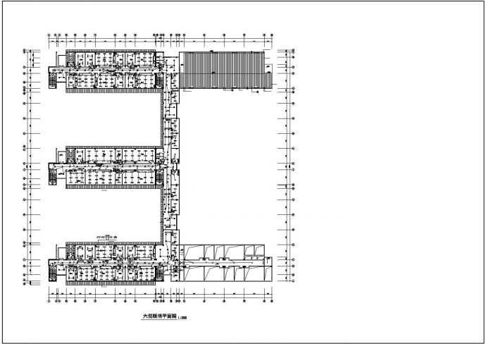 六层钢筋混凝土结构高校图书馆强电系统施工图纸_图1