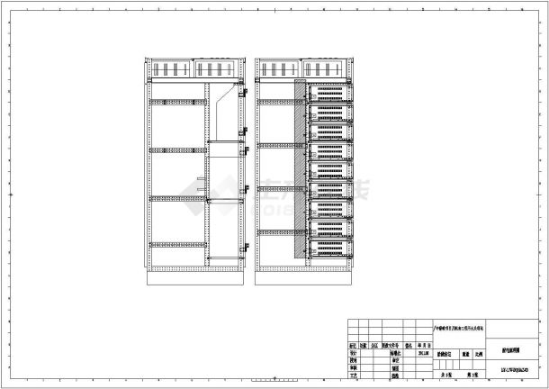 [河南]某单层钢结构化工厂污水处理电气设计图纸-图一
