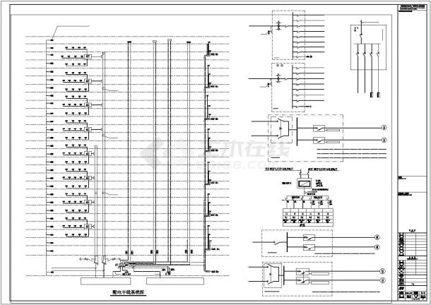 [江苏]二十八层城市广场电气施工全套图纸（第二类防雷）-图二