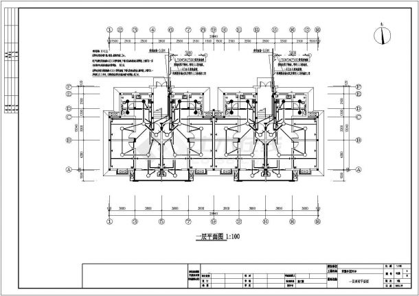【淮北】六层混合结构住宅楼电气设计施工图纸-图一