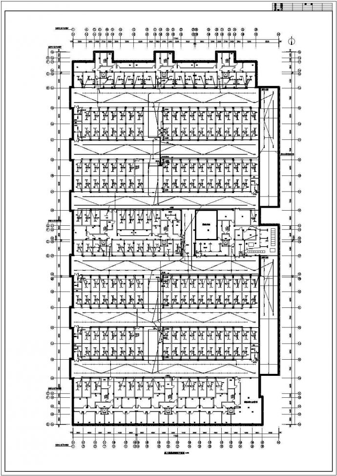 某小区一层地下车库电气设计全套施工图_图1