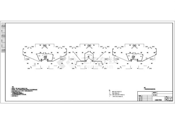 【襄阳】某三种户型六层住宅楼全套电气施工图纸-图二