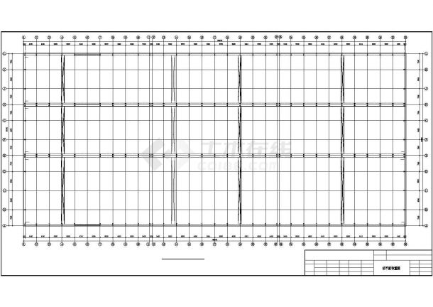 24m跨全砼结构，33米跨厂房屋面钢梁结构设计图纸-图二