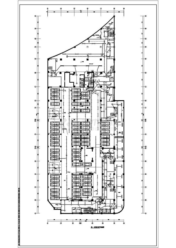 [河南]某45145平方米商业广场商住楼电气全套施工图（甲级院设计）-图二