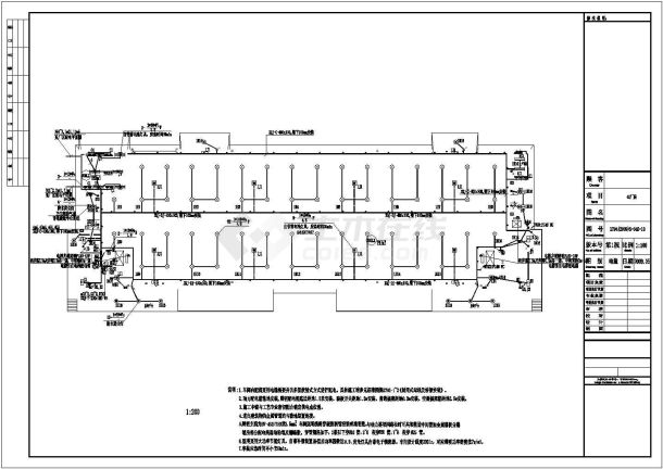 10328㎡某科技产业园五层厂房电气施工图纸.-图一