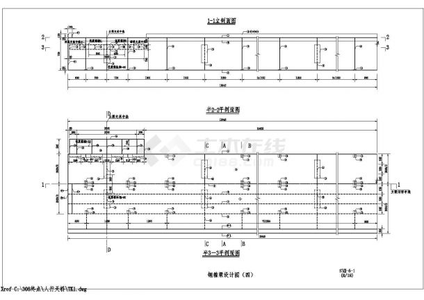 巩义市Y025线2-24m人行钢箱梁天桥施工图-图一