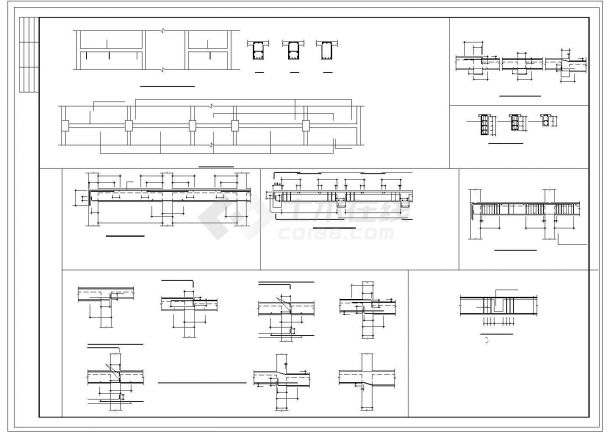 内蒙古某5层钢框架厂房结构设计图-图二