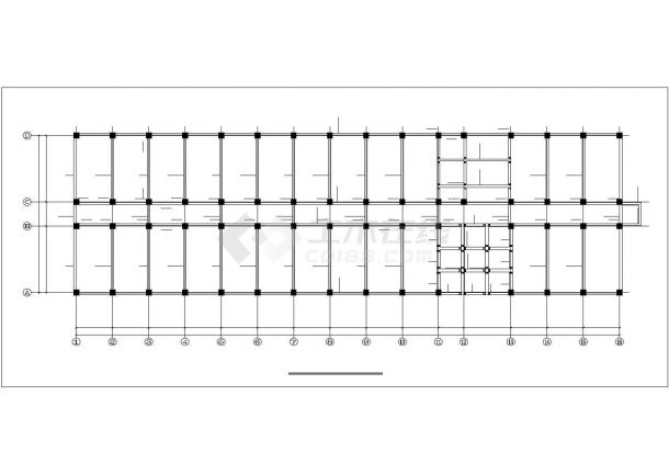 某五层砖混结构住宅楼建筑结构毕业设计方案图（高16.5米）-图一