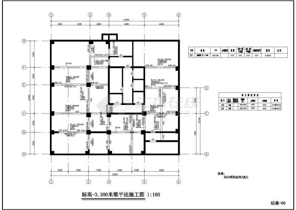 某十八层框架剪力墙小区建筑结构施工图-图一