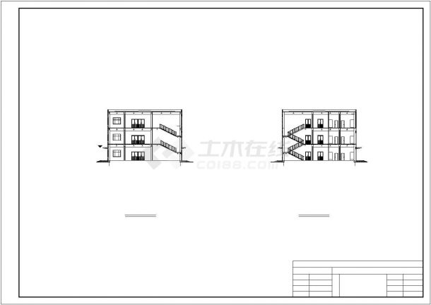 济南某4527.24m2钢结构实习厂房建筑结构毕业设计方案图（高14米）-图一