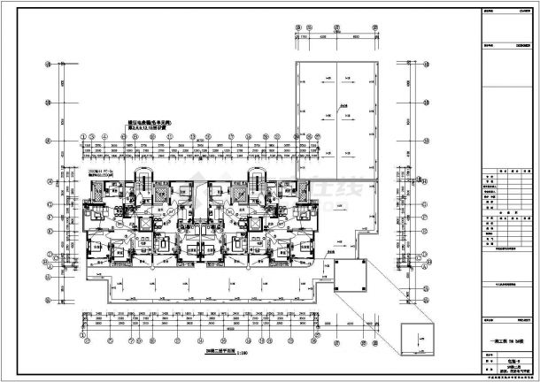 十七层二类高层小区住宅楼电气设计施工图纸-图一