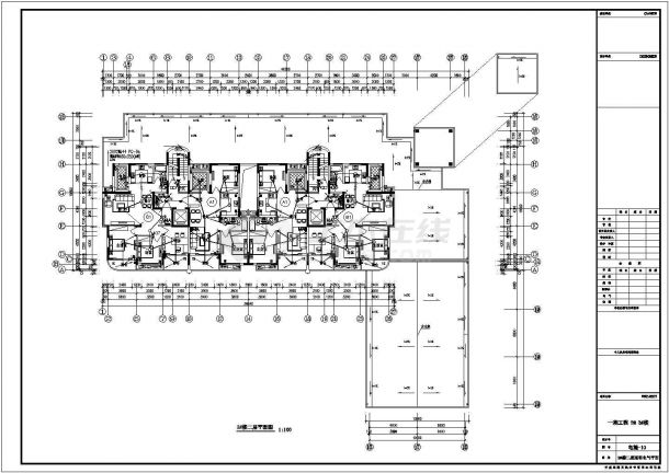 十七层二类高层小区住宅楼电气设计施工图纸-图二