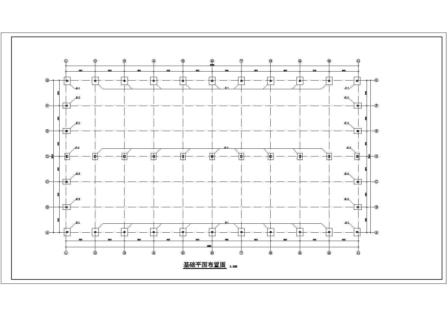 某2×18米跨轻钢厂房结构设计图