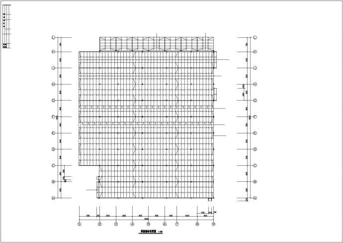 广州某单层工业厂房结构设计图_图1