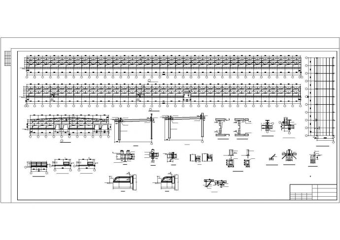 某2Ｘ30ｍ跨钢结构厂房施工图_图1