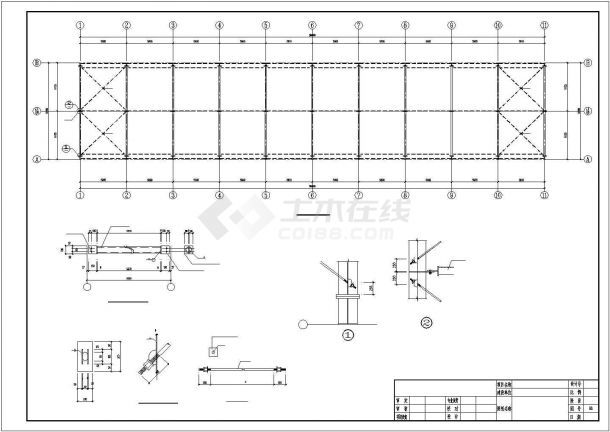 某12.25米×59米厂房结构设计图-图二