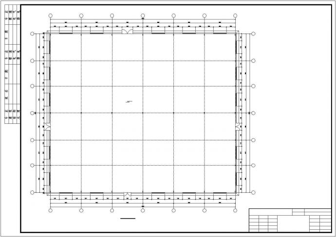 某2×22米跨门式刚架厂房结构设计图_图1