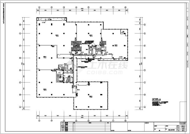 【上海】五层大型多栋商务办公楼全套电气施工图纸-图二