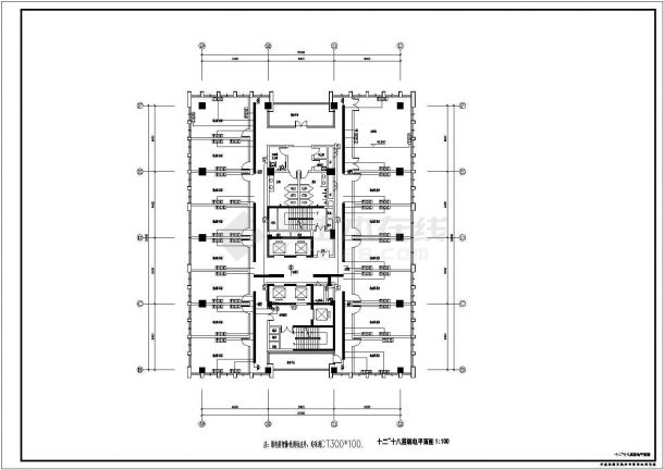 [浙江]某二十层办公楼电气智能化施工图纸（甲级设计院）-图二