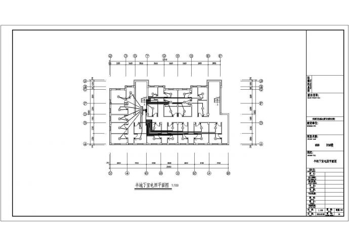 3524㎡五层住宅小区全套电气设计施工图纸_图1