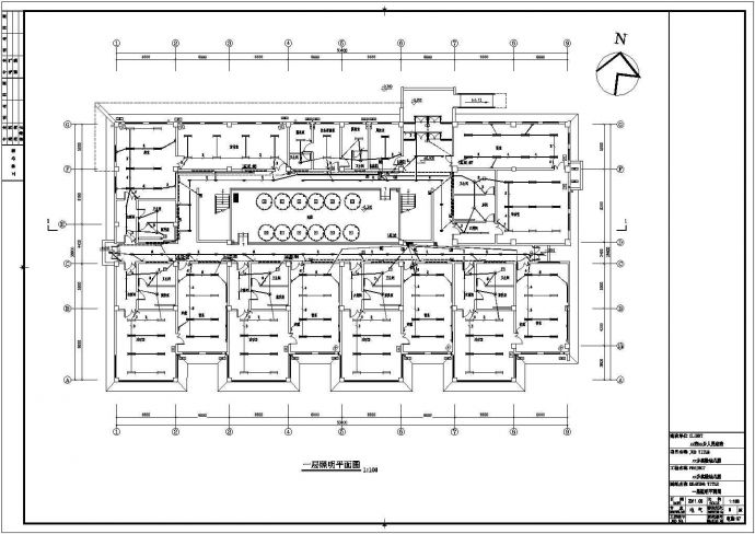 3702㎡三层实验幼儿园全套电气设计施工图纸_图1