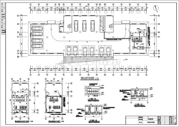 【广西】5542㎡某八层办公楼电气设计施工图-图一