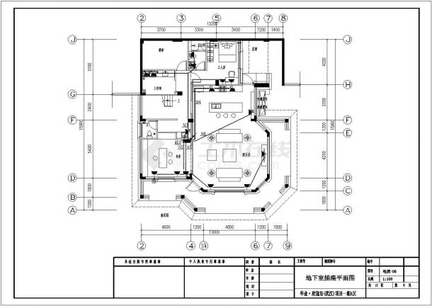 【武汉】某三层小别墅全套电气设计施工图-图一