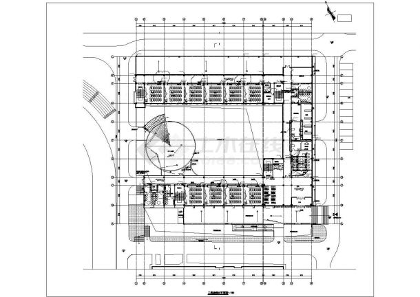 [山东]学校续建食堂风雨操场及综合楼给排水施工图（热水系统）-图一
