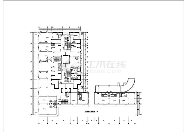 [新疆]超高层住宅楼给排水施工图（毕业设计）-图二