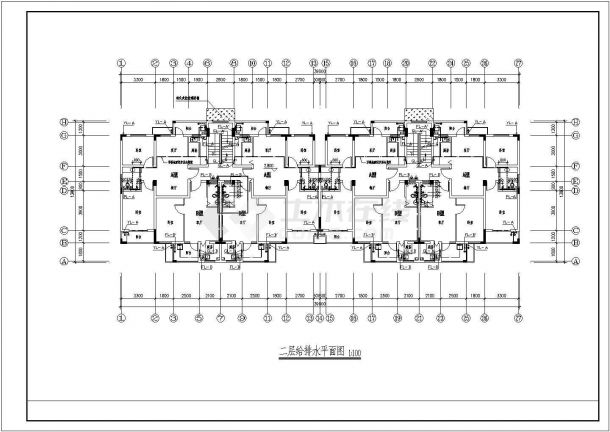 [吉林]2270㎡五层公共租赁住房给排水施工图（15年最新设计）-图二