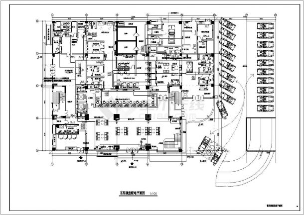 [广东]某十二层高级经济管理部门电气施工图纸-图二
