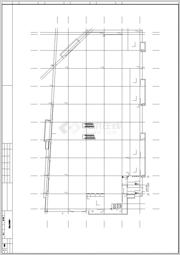 [安徽]1.1万平米四层商业建筑给排水施工图-图二