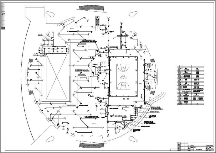 【四川】39420㎡某四层综合体育馆完整电气设计施工图纸_图1