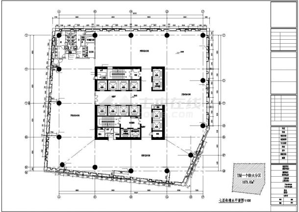 [广东]113779㎡三十九层层超高层办公楼给排水施工图纸(169米幕墙雨水系统直饮水系统)-图二