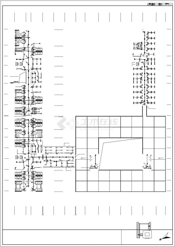 【贵州】25800㎡康复中心六层综合楼全套电气设计施工图纸-图二