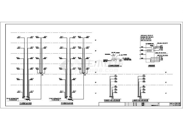 六层旧城改造工程商业街住宅项目电气施工图纸-图一