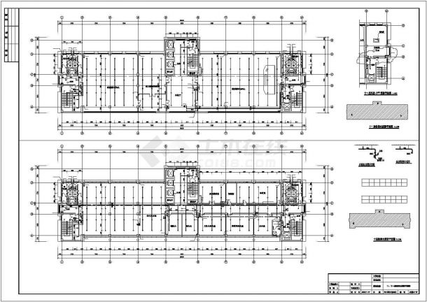 [内蒙古]20235.58㎡十一层综合办公楼给排水施工图纸（浴室厨房冷热水系统、大样图较多）-图二