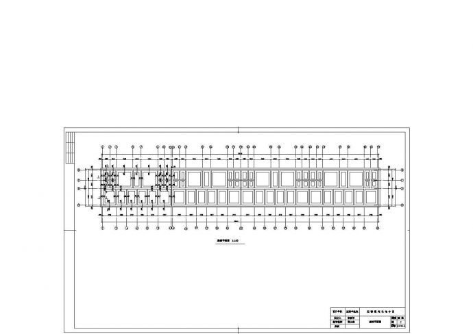 某六层砖混结构住宅楼建筑毕业设计施工图（高12.85米）_图1