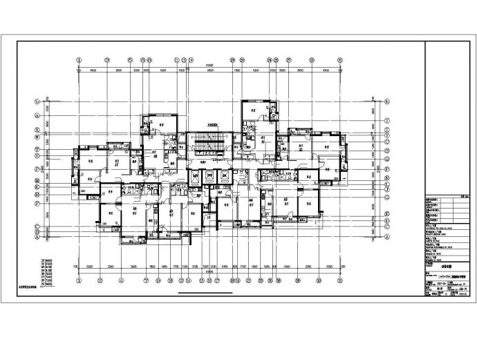 三十二层住宅楼给排水施工图纸（中水系统）_图1