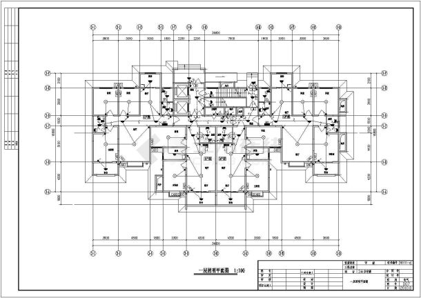 【山东】10472㎡三十层住宅楼全套电气设计施工图纸-图一